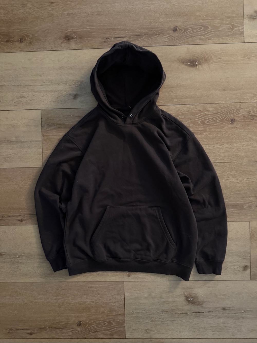 H&M brown blank hoodie